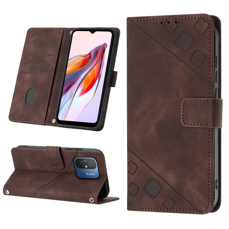 Skin-feel Embossed Leather Phone Case, For Nokia G22, For Xiaomi Poco C55 / Redmi 12C / 11A, For Xiaomi 13, For Xiaomi 13 Pro