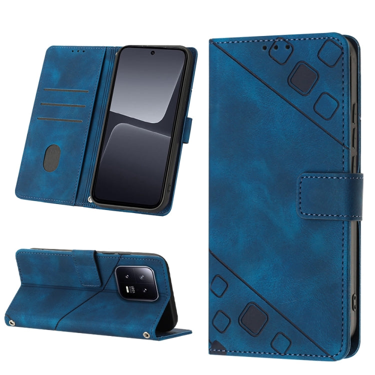 Skin-feel Embossed Leather Phone Case, For Nokia G22, For Xiaomi Poco C55 / Redmi 12C / 11A, For Xiaomi 13, For Xiaomi 13 Pro