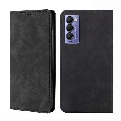 Skin Feel Magnetic Horizontal Flip Leather Phone Case, For Motorola Moto G Power 2023, For Tecno Camon 18 / 18 P, For Tecno Camon 19 Neo, For Tecno Camon 19 / Camon 19 Pro