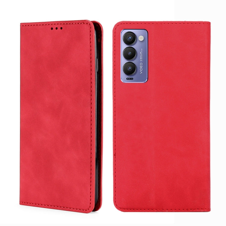 Skin Feel Magnetic Horizontal Flip Leather Phone Case, For Motorola Moto G Power 2023, For Tecno Camon 18 / 18 P, For Tecno Camon 19 Neo, For Tecno Camon 19 / Camon 19 Pro