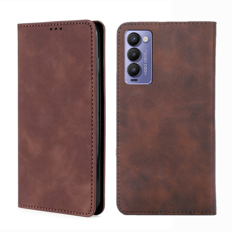 Skin Feel Magnetic Horizontal Flip Leather Phone Case, For Motorola Moto G Power 2023, For Tecno Camon 18 / 18 P, For Tecno Camon 19 Neo, For Tecno Camon 19 / Camon 19 Pro