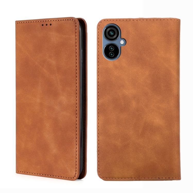 Skin Feel Magnetic Horizontal Flip Leather Phone Case, For Motorola Moto G Power 2023, For Tecno Camon 18 / 18 P, For Tecno Camon 19 Neo, For Tecno Camon 19 / Camon 19 Pro