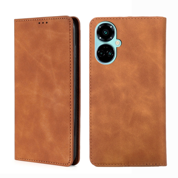Skin Feel Magnetic Horizontal Flip Leather Phone Case, For Motorola Moto G Power 2023, For Tecno Camon 18 / 18 P, For Tecno Camon 19 Neo, For Tecno Camon 19 / Camon 19 Pro