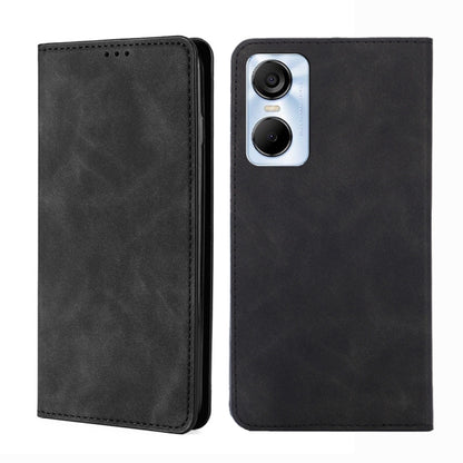 Skin Feel Magnetic Horizontal Flip Leather Phone Case, For Tecno Pop 6 Pro, For Tecno Pova 4, For Tecno Pova 4 Pro, For Huawei P60 / P60 Pro