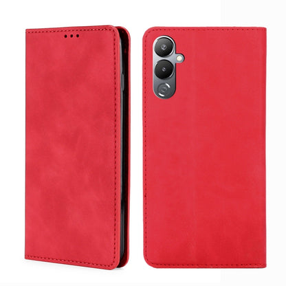 Skin Feel Magnetic Horizontal Flip Leather Phone Case, For Tecno Pop 6 Pro, For Tecno Pova 4, For Tecno Pova 4 Pro, For Huawei P60 / P60 Pro