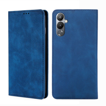 Skin Feel Magnetic Horizontal Flip Leather Phone Case, For Tecno Pop 6 Pro, For Tecno Pova 4, For Tecno Pova 4 Pro, For Huawei P60 / P60 Pro