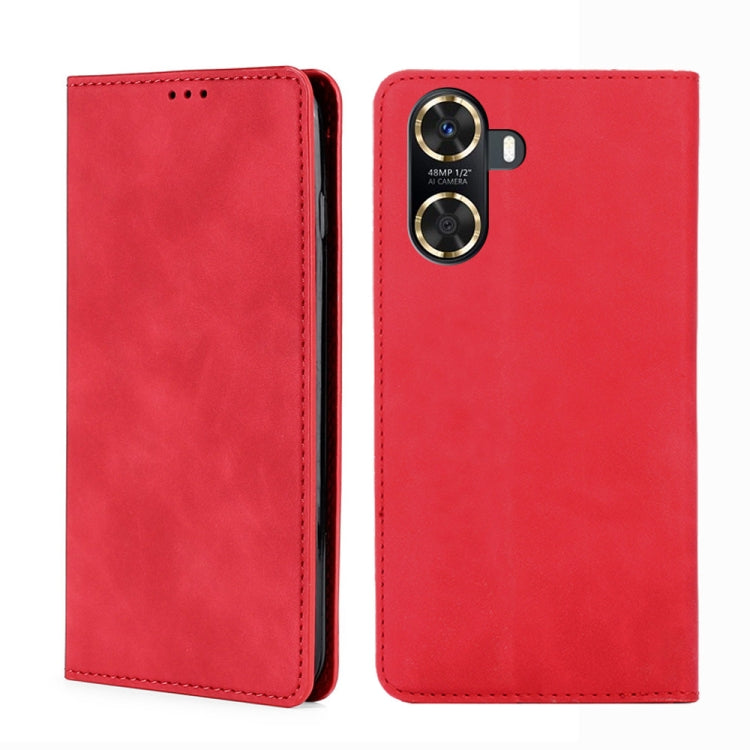 Skin Feel Magnetic Horizontal Flip Leather Phone Case, For Huawei Enjoy 60, For Nokia G22, For OnePlus Ace 2V 5G