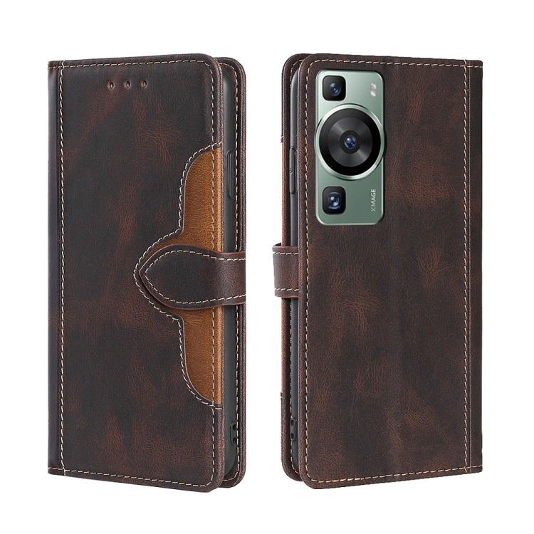 Skin Feel Magnetic Buckle Leather Phone Case, For Huawei P60 / P60 Pro, For Huawei Enjoy 60, For OPPO Find X6 5G, For OPPO Find X6 Pro 5G, For Realme C55 4G, For Realme GT Neo 5 / GT3