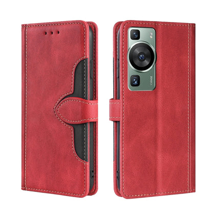 Skin Feel Magnetic Buckle Leather Phone Case, For Huawei P60 / P60 Pro, For Huawei Enjoy 60, For OPPO Find X6 5G, For OPPO Find X6 Pro 5G, For Realme C55 4G, For Realme GT Neo 5 / GT3