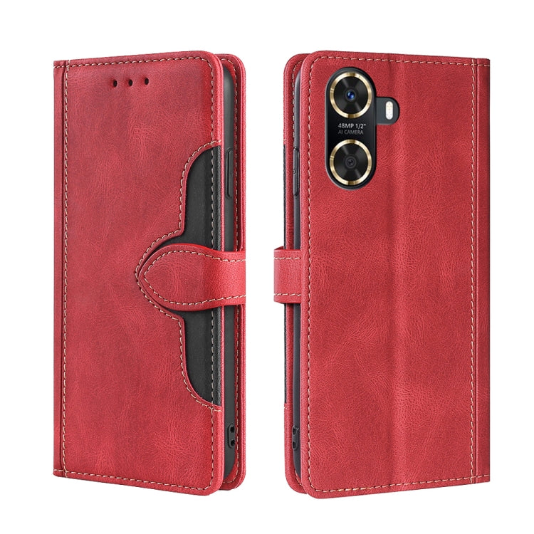 Skin Feel Magnetic Buckle Leather Phone Case, For Huawei P60 / P60 Pro, For Huawei Enjoy 60, For OPPO Find X6 5G, For OPPO Find X6 Pro 5G, For Realme C55 4G, For Realme GT Neo 5 / GT3