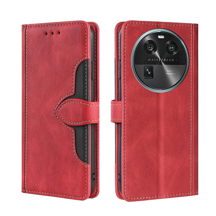 Skin Feel Magnetic Buckle Leather Phone Case, For Huawei P60 / P60 Pro, For Huawei Enjoy 60, For OPPO Find X6 5G, For OPPO Find X6 Pro 5G, For Realme C55 4G, For Realme GT Neo 5 / GT3