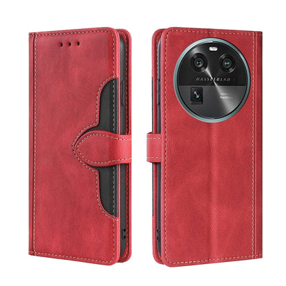 Skin Feel Magnetic Buckle Leather Phone Case, For Huawei P60 / P60 Pro, For Huawei Enjoy 60, For OPPO Find X6 5G, For OPPO Find X6 Pro 5G, For Realme C55 4G, For Realme GT Neo 5 / GT3