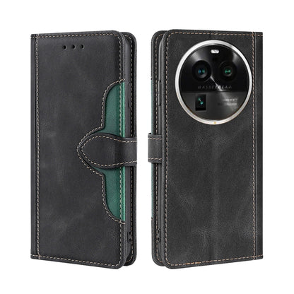 Skin Feel Magnetic Buckle Leather Phone Case, For Huawei P60 / P60 Pro, For Huawei Enjoy 60, For OPPO Find X6 5G, For OPPO Find X6 Pro 5G, For Realme C55 4G, For Realme GT Neo 5 / GT3