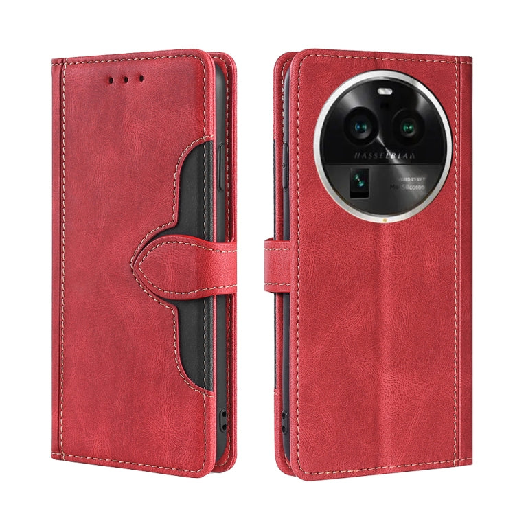Skin Feel Magnetic Buckle Leather Phone Case, For Huawei P60 / P60 Pro, For Huawei Enjoy 60, For OPPO Find X6 5G, For OPPO Find X6 Pro 5G, For Realme C55 4G, For Realme GT Neo 5 / GT3