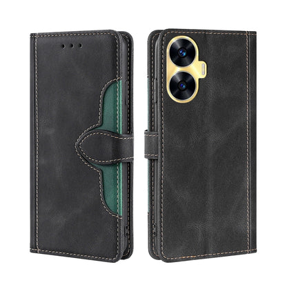 Skin Feel Magnetic Buckle Leather Phone Case, For Huawei P60 / P60 Pro, For Huawei Enjoy 60, For OPPO Find X6 5G, For OPPO Find X6 Pro 5G, For Realme C55 4G, For Realme GT Neo 5 / GT3