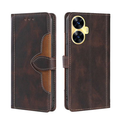 Skin Feel Magnetic Buckle Leather Phone Case, For Huawei P60 / P60 Pro, For Huawei Enjoy 60, For OPPO Find X6 5G, For OPPO Find X6 Pro 5G, For Realme C55 4G, For Realme GT Neo 5 / GT3