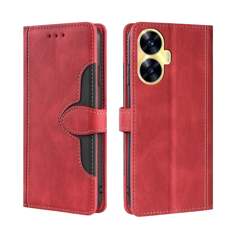 Skin Feel Magnetic Buckle Leather Phone Case, For Huawei P60 / P60 Pro, For Huawei Enjoy 60, For OPPO Find X6 5G, For OPPO Find X6 Pro 5G, For Realme C55 4G, For Realme GT Neo 5 / GT3