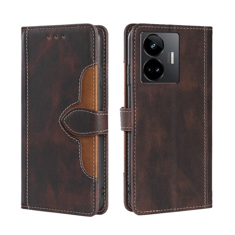 Skin Feel Magnetic Buckle Leather Phone Case, For Huawei P60 / P60 Pro, For Huawei Enjoy 60, For OPPO Find X6 5G, For OPPO Find X6 Pro 5G, For Realme C55 4G, For Realme GT Neo 5 / GT3
