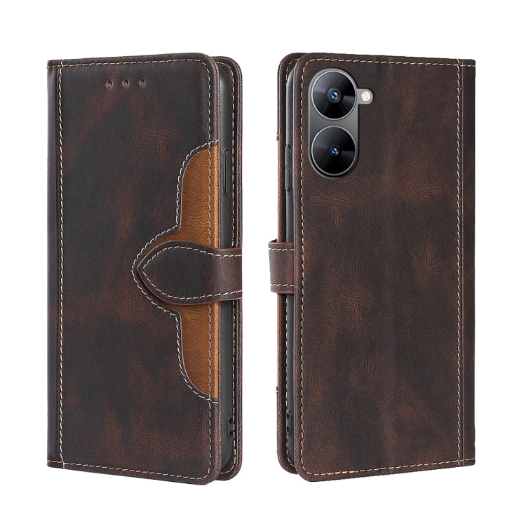 Skin Feel Magnetic Buckle Leather Phone Case, For Realme V30 5G / V30T, For vivo S16e, For vivo Y100 5G, For Xiaomi Redmi Note 12 4G Global, For OnePlus Ace 2V 5G, For Nokia G22