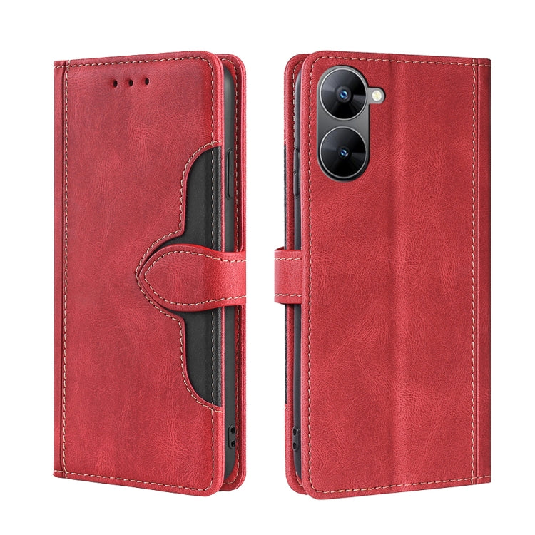 Skin Feel Magnetic Buckle Leather Phone Case, For Realme V30 5G / V30T, For vivo S16e, For vivo Y100 5G, For Xiaomi Redmi Note 12 4G Global, For OnePlus Ace 2V 5G, For Nokia G22