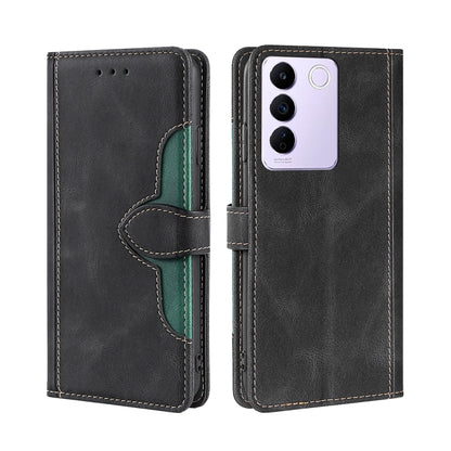 Skin Feel Magnetic Buckle Leather Phone Case, For Realme V30 5G / V30T, For vivo S16e, For vivo Y100 5G, For Xiaomi Redmi Note 12 4G Global, For OnePlus Ace 2V 5G, For Nokia G22