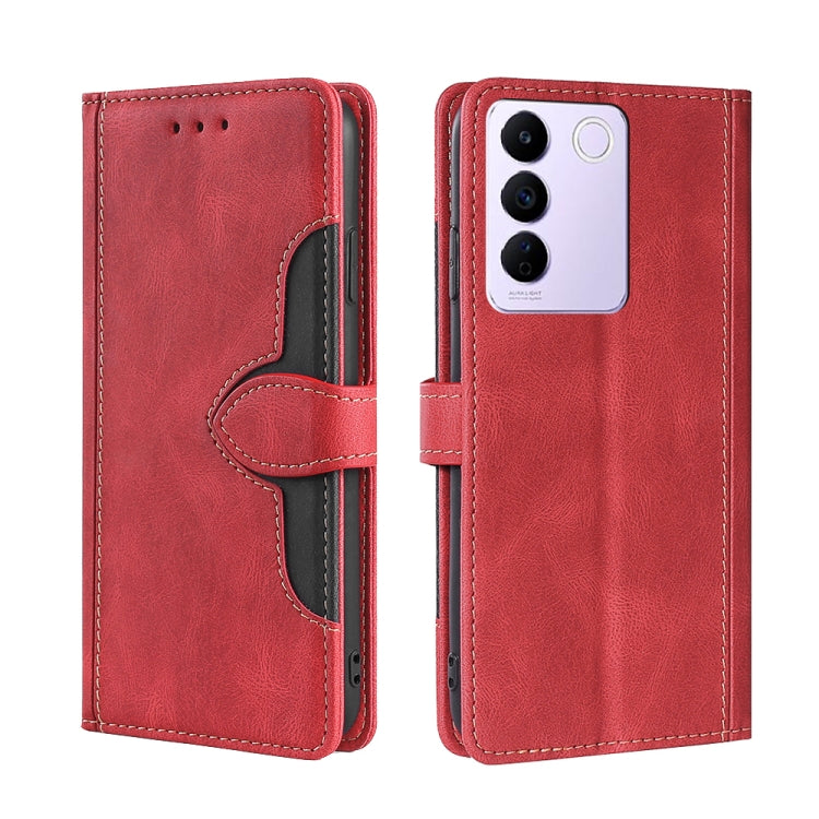 Skin Feel Magnetic Buckle Leather Phone Case, For Realme V30 5G / V30T, For vivo S16e, For vivo Y100 5G, For Xiaomi Redmi Note 12 4G Global, For OnePlus Ace 2V 5G, For Nokia G22