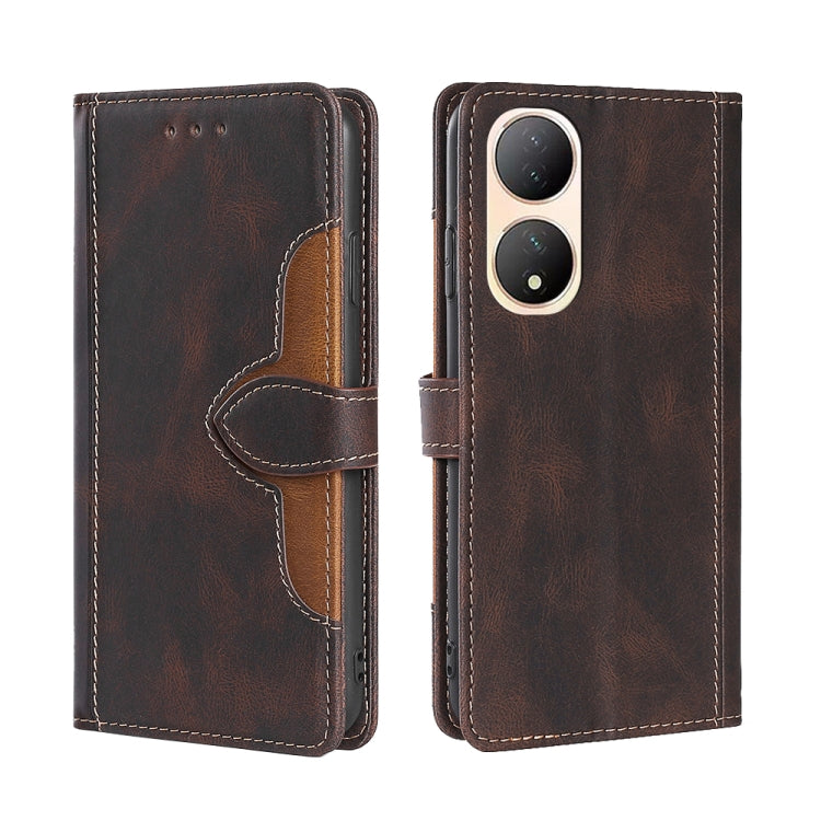 Skin Feel Magnetic Buckle Leather Phone Case, For Realme V30 5G / V30T, For vivo S16e, For vivo Y100 5G, For Xiaomi Redmi Note 12 4G Global, For OnePlus Ace 2V 5G, For Nokia G22