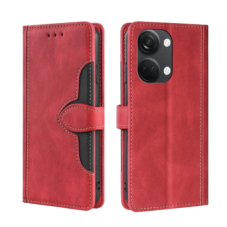 Skin Feel Magnetic Buckle Leather Phone Case, For Realme V30 5G / V30T, For vivo S16e, For vivo Y100 5G, For Xiaomi Redmi Note 12 4G Global, For OnePlus Ace 2V 5G, For Nokia G22
