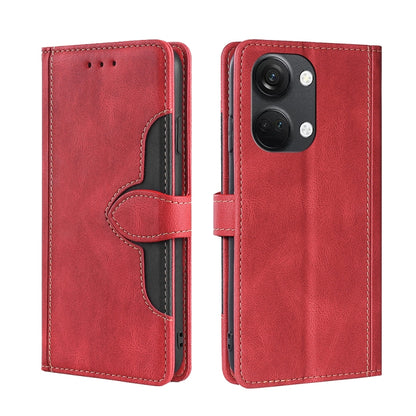 Skin Feel Magnetic Buckle Leather Phone Case, For Realme V30 5G / V30T, For vivo S16e, For vivo Y100 5G, For Xiaomi Redmi Note 12 4G Global, For OnePlus Ace 2V 5G, For Nokia G22