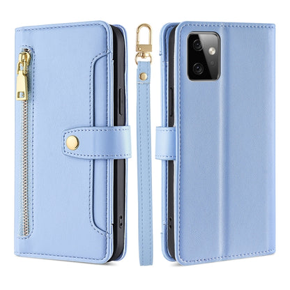Sheep Texture Cross-body Zipper Wallet Leather Phone Case, For Motorola Moto G Power 2023, For vivo S16e, For vivo Y100 5G, For OPPO Find X6 5G