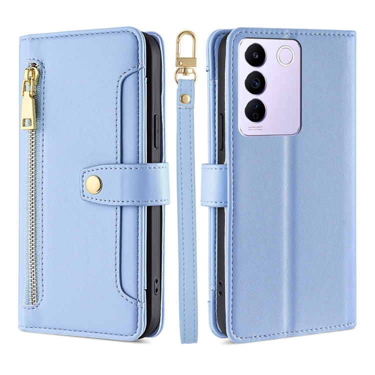Sheep Texture Cross-body Zipper Wallet Leather Phone Case, For Motorola Moto G Power 2023, For vivo S16e, For vivo Y100 5G, For OPPO Find X6 5G