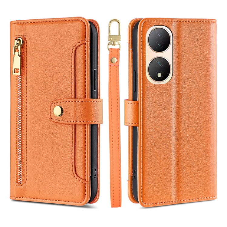 Sheep Texture Cross-body Zipper Wallet Leather Phone Case, For Motorola Moto G Power 2023, For vivo S16e, For vivo Y100 5G, For OPPO Find X6 5G