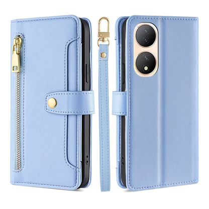 Sheep Texture Cross-body Zipper Wallet Leather Phone Case, For Motorola Moto G Power 2023, For vivo S16e, For vivo Y100 5G, For OPPO Find X6 5G