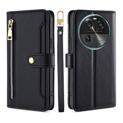 Sheep Texture Cross-body Zipper Wallet Leather Phone Case, For Motorola Moto G Power 2023, For vivo S16e, For vivo Y100 5G, For OPPO Find X6 5G