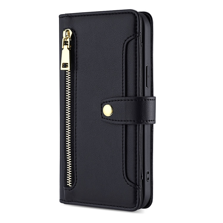 Sheep Texture Cross-body Zipper Wallet Leather Phone Case, For OPPO Find X6 Pro 5G, For Realme C55 4G, For Realme GT Neo5, For Realme V30 5G / V30T