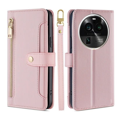 Sheep Texture Cross-body Zipper Wallet Leather Phone Case, For OPPO Find X6 Pro 5G, For Realme C55 4G, For Realme GT Neo5, For Realme V30 5G / V30T