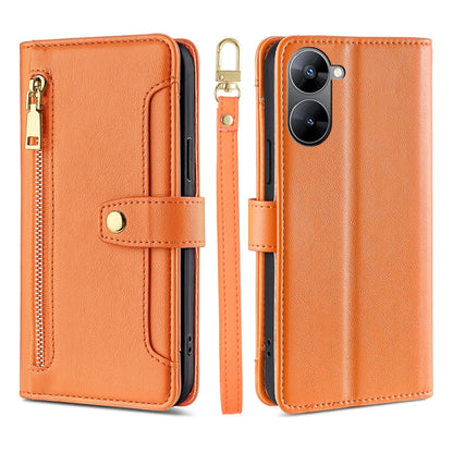 Sheep Texture Cross-body Zipper Wallet Leather Phone Case, For OPPO Find X6 Pro 5G, For Realme C55 4G, For Realme GT Neo5, For Realme V30 5G / V30T