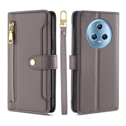 Sheep Texture Cross-body Zipper Wallet Leather Phone Case, For Xiaomi Redmi Note 12 4G Global, For Huawei P60 / P60 Pro, For Nokia G22, For Honor Magic5