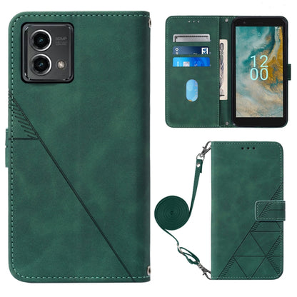 Crossbody 3D Embossed Flip Leather Phone Case, For OnePlus Ace 2 5G / 11R 5G, For Honor Magic5 Pro, For Motorola Moto G Stylus 5G 2023, For Nokia C02 TA-1522