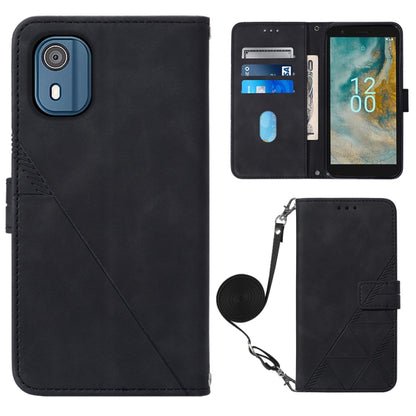 Crossbody 3D Embossed Flip Leather Phone Case, For OnePlus Ace 2 5G / 11R 5G, For Honor Magic5 Pro, For Motorola Moto G Stylus 5G 2023, For Nokia C02 TA-1522