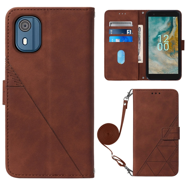 Crossbody 3D Embossed Flip Leather Phone Case, For OnePlus Ace 2 5G / 11R 5G, For Honor Magic5 Pro, For Motorola Moto G Stylus 5G 2023, For Nokia C02 TA-1522