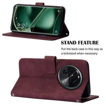 Crossbody 3D Embossed Flip Leather Phone Case, For OPPO Find X6, For OPPO Find X6 Pro, For OPPO Reno8 T 5G / A1 Pro 5G Global, For Realme 10 4G