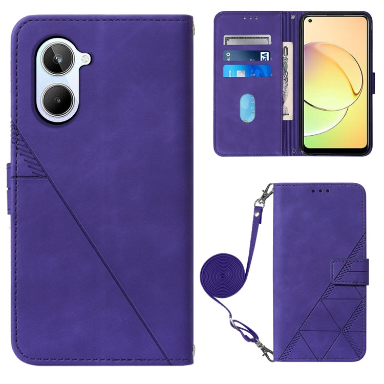 Crossbody 3D Embossed Flip Leather Phone Case, For OPPO Find X6, For OPPO Find X6 Pro, For OPPO Reno8 T 5G / A1 Pro 5G Global, For Realme 10 4G