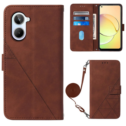 Crossbody 3D Embossed Flip Leather Phone Case, For OPPO Find X6, For OPPO Find X6 Pro, For OPPO Reno8 T 5G / A1 Pro 5G Global, For Realme 10 4G