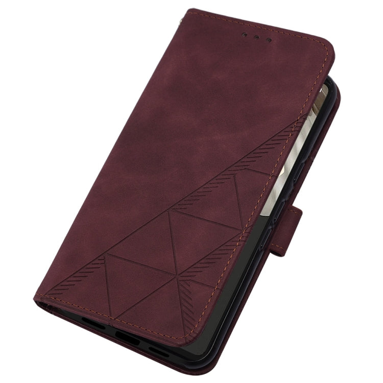 Crossbody 3D Embossed Flip Leather Phone Case, For Google Pixel 8, For Google Pixel 8 Pro, For Xiaomi Redmi Note 12 4G Global, For Xiaomi Redmi Note 12 Pro+ 5G Global
