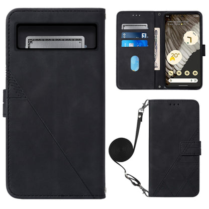 Crossbody 3D Embossed Flip Leather Phone Case, For Google Pixel 8, For Google Pixel 8 Pro, For Xiaomi Redmi Note 12 4G Global, For Xiaomi Redmi Note 12 Pro+ 5G Global