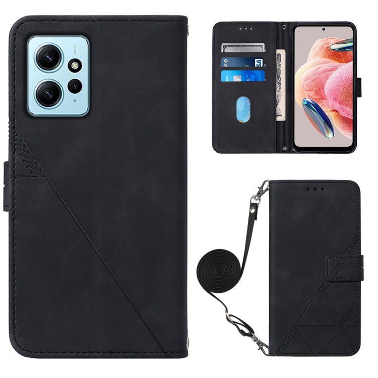 Crossbody 3D Embossed Flip Leather Phone Case, For Google Pixel 8, For Google Pixel 8 Pro, For Xiaomi Redmi Note 12 4G Global, For Xiaomi Redmi Note 12 Pro+ 5G Global