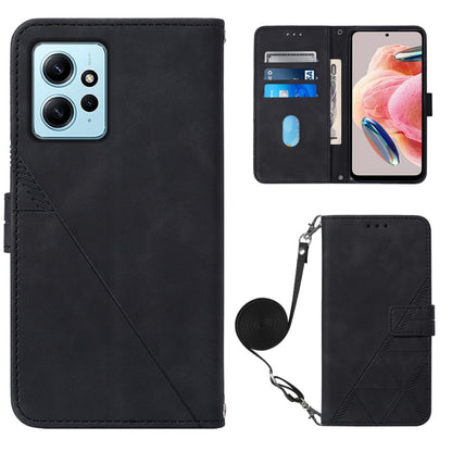 Crossbody 3D Embossed Flip Leather Phone Case, For Google Pixel 8, For Google Pixel 8 Pro, For Xiaomi Redmi Note 12 4G Global, For Xiaomi Redmi Note 12 Pro+ 5G Global