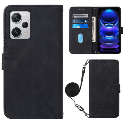 Crossbody 3D Embossed Flip Leather Phone Case, For Google Pixel 8, For Google Pixel 8 Pro, For Xiaomi Redmi Note 12 4G Global, For Xiaomi Redmi Note 12 Pro+ 5G Global