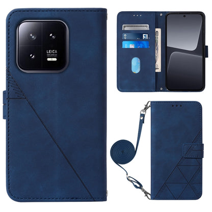 Crossbody 3D Embossed Flip Leather Phone Case, For Xiaomi 13, For Xiaomi 13 Lite 5G, For Xiaomi 13 Pro, For Xiaomi Poco X5 Pro 5G